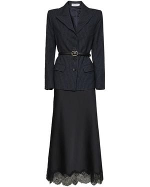 Self-Portrait Midi Dresses - Negro