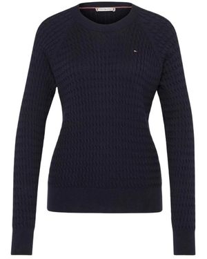 Tommy Hilfiger Round-Neck Knitwear - Blue