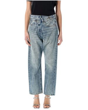 R13 Lena crossover jeans - Blau
