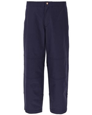 Moncler Straight Trousers - Blue
