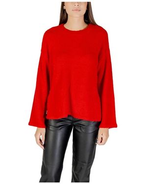 ONLY Round-Neck Knitwear - Rood
