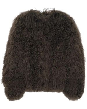 Stand Studio Faux Fur & Shearling Jackets - Noir