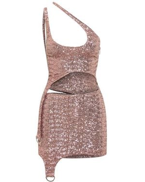 Ambush Short Dresses - Brown