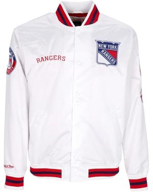 Mitchell & Ness Bomber Jackets - White