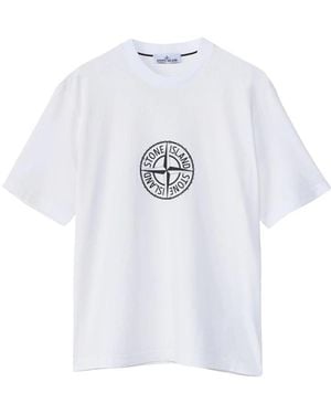 Stone Island T-Shirts - White