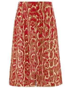 Dries Van Noten Midi Skirts - Red