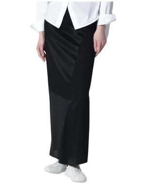 6397 Rokken ,Zwart ,Patchwork Rok