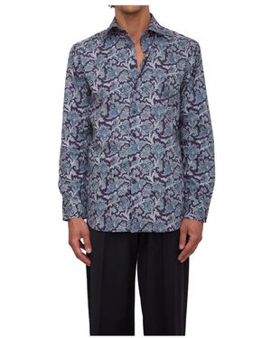 Etro Casual Shirts - Blu