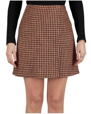 Kiton Short Skirts - Marrón