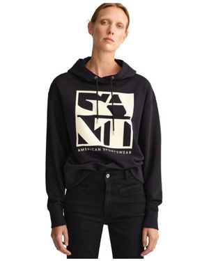 GANT Hoodies - Negro