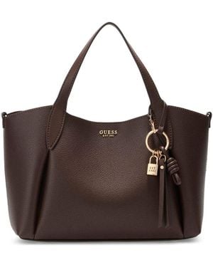 Guess Tote Bags - Marrone