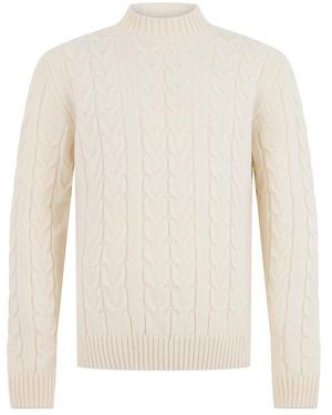 Slowear Lupetto Slim-Fit Rollkragenpullover - Weiß