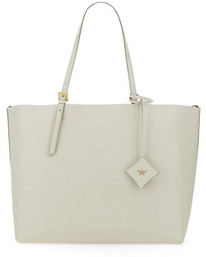 MCM Tassen ,Wit ,Leer Himmel Shopper - Naturel
