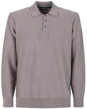 Drumohr Round-Neck Strickwaren - Grau