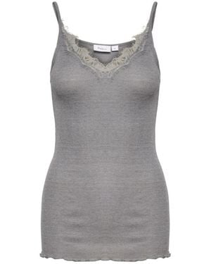 Saint Tropez Sleeveless Tops - Gray