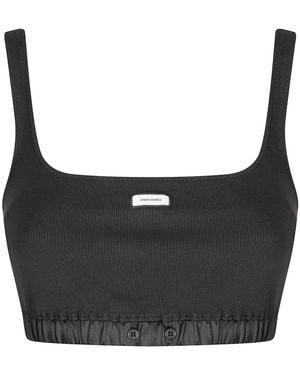 Entire studios Tops ,Zwart ,Katoen Bandeau Top
