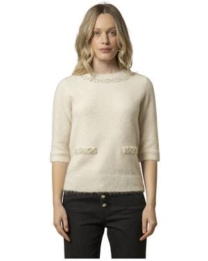 Kocca Round-Neck Knitwear - Natural
