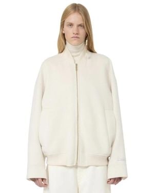 Max Mara Bomber Jassen - Naturel