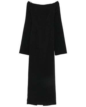 Solace London Kleedjes ,Zwart ,Polyester Os 49015 Gown
