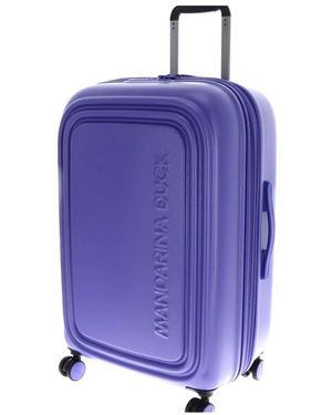 Mandarina Duck Koffers ,Paars ,Trolley 75X 49X 31 - Blauw