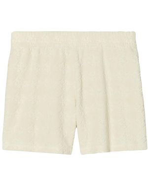 Tory Burch Terry Jacquard Logo Short - Naturel