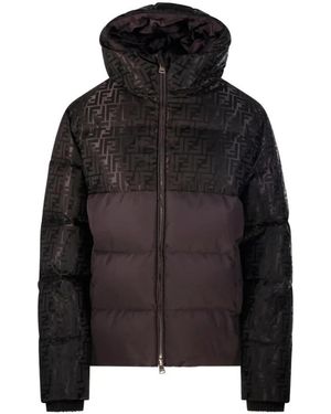 Fendi Winter Jackets - Black