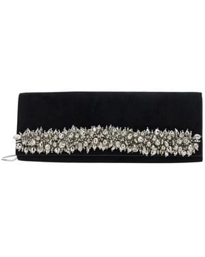 Jonathan Simkhai River East-West Leder Clutch - Schwarz