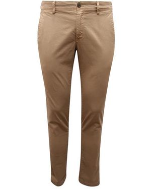 Mason's Slim-Fit Trousers - Natural
