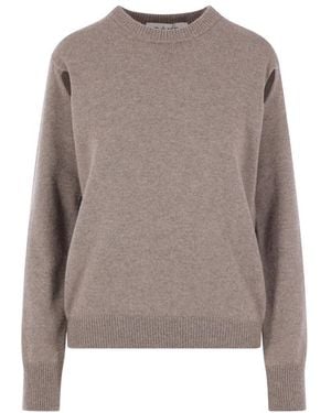 Rohe Round-Neck Knitwear - Brown