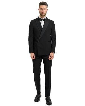 MULISH Double Breasted Suits - Nero