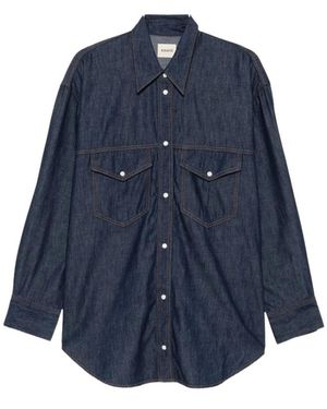 KHAITE Shirts - Blue