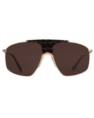 Alaïa Accessoires ,Veelkleurig ,Aviator Mask 98 - Bruin