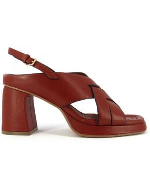 Elvio Zanon Bn5201X High Heel Sandal - Rot