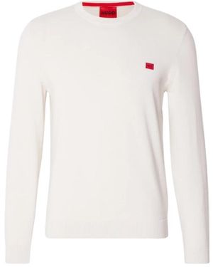 BOSS Round-Neck Knitwear - Blanco