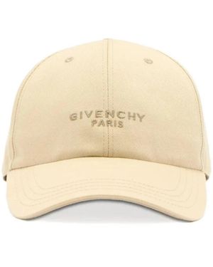 Givenchy Paris Geborduurde Pet Van Katoen - Naturel