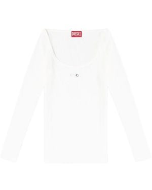DIESEL Long Sleeve Tops - Blanco