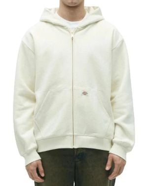 Dickies Hoodies & Sweatvesten ,Katoen Mineral Full-Zip Hoodie - Naturel