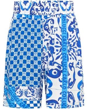 carlo colucci Casual Shorts - Blue