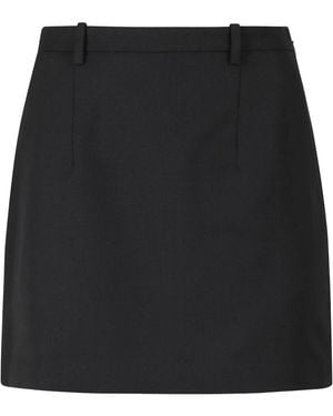 Anine Bing Rokken ,Zwart ,Wol Livy Skirt