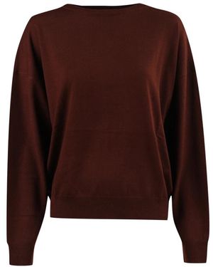 March23 Round-Neck Knitwear - Marron