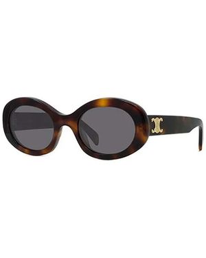 Celine Cl40194U Zonnebril Met Ovaal Montuur - Zwart