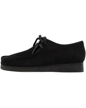 Clarks Laced Shoes - Negro