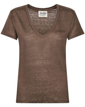 MC2 Saint Barth T-Shirts - Brown