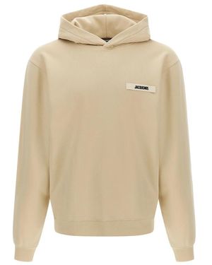 Jacquemus Le Hoodie Gros Grain - Naturel
