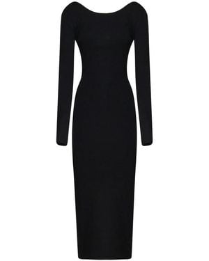 Akep Midi Dresses - Black