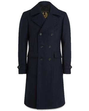 Belstaff Double-Breasted Coats - Azul