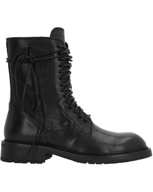 Ann Demeulemeester Botines negros con cordones