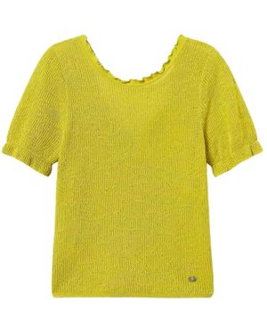 Twinset Round-Neck Knitwear - Giallo