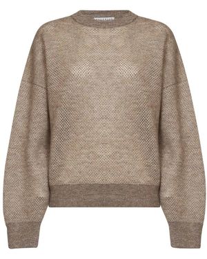 Brunello Cucinelli Round-Neck Knitwear - Marrone