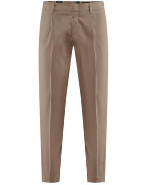 Bomboogie Slim-Fit Pants - Brown